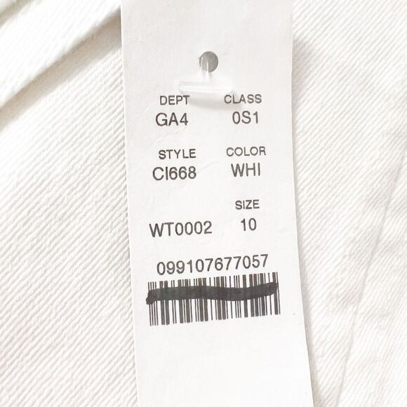 J. Crew Corset midi dress in stretch twill in White Size 10 NWT CI668 - Picture 10 of 12